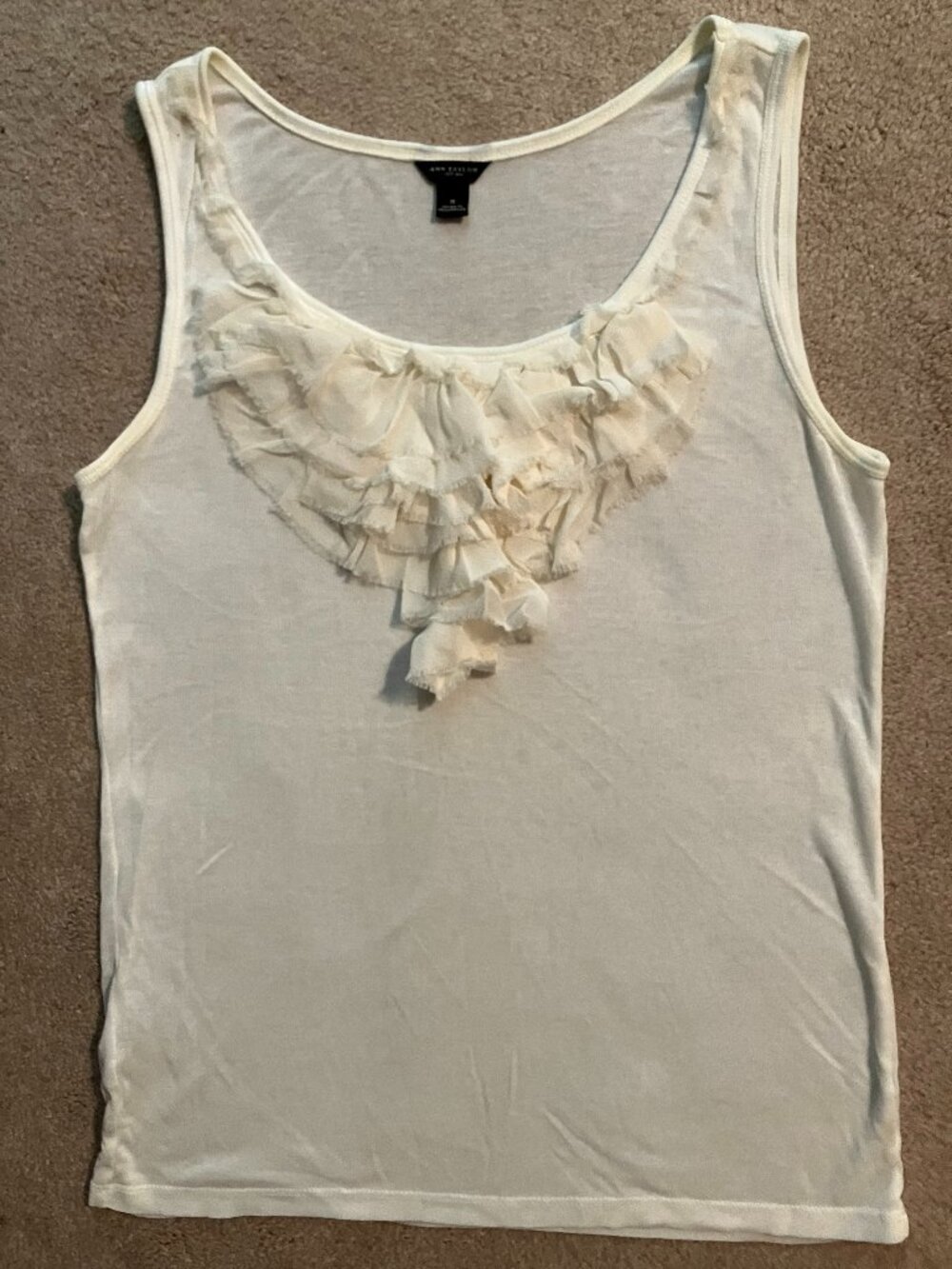 Ann Taylor Top, Size S, Cream
